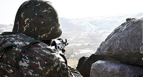 Армянский военнослужащий. Фото: официальный сайт Минобороны Армении https://mil.am/hy/news/9710