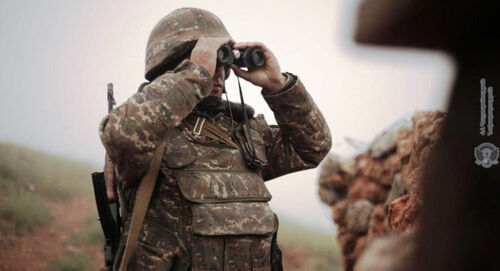 Солдат армянской армии. Фото пресс-службы МО Армении