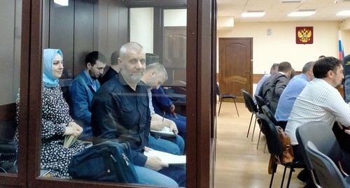  Барах Чемурзиев на заседании суда. Фото Алены Садовской для "Кавказского узла"