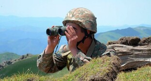 Солдат армянской армии. Фото пресс-службы МО Армении