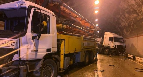 На месте аварии. Фото: ГИБДД по Краснодарскому краю.
