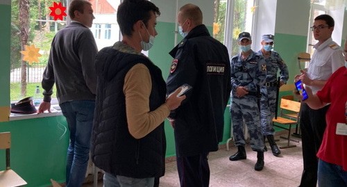 На участке для голосования в Сочи. Фото: С.Кравченко для "Кавказского узла".