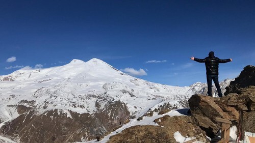Гора Эльбрус. Фото Людмилы Маратовой для "Кавказского узла"