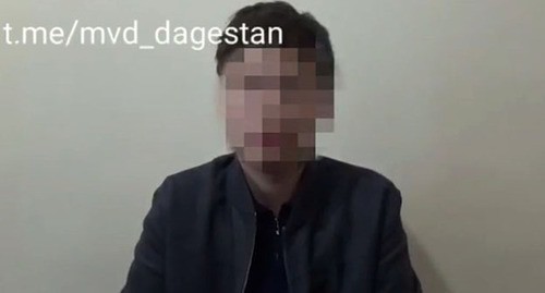 Допрос школьника, подозреваемого в убийстве своего одноклассника. 11 октября 2021 года. Скриншот видео t.me/mvd_dagestan