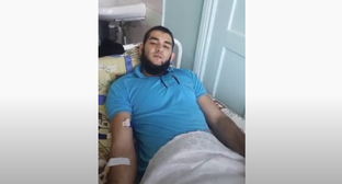 Динисенко Алексей в больнице. Кадр видео Комитет против пыток https://www.youtube.com/watch?v=7cY2mPnIxV4 