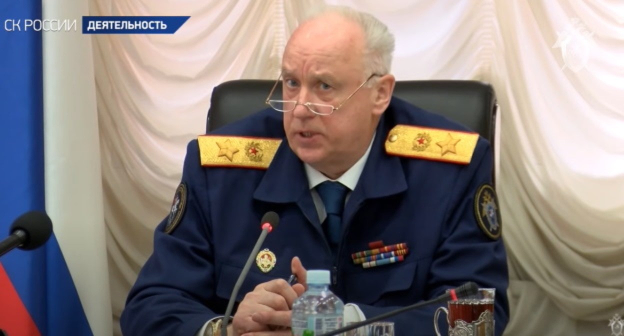 Александр Бастрыкин, стоп кадр видео канала 
Следственный комитет Российской Федерации, https://www.youtube.com/watch?v=TOWTfNrW4Fc
