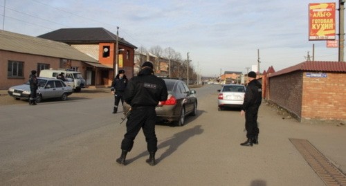 Сотрудники полиции в Северной Осетии. Фото: пресс-служба МВД по Северной Осетии. 