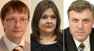 Валерий Ледовской, Кира Моисеева, Борис Паштов. Фото: https://tranzilla.ru/translator/9455/, пресс-служба Гордумы Пензы, пресс-служба КПРФ. Коллаж "Кавказского узла"