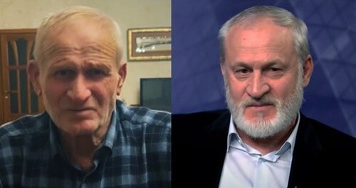 Али Закаев (слева) и Ахмед Закаев. Коллаж "Кавказского узла"**. Скриншот https://www.youtube.com/watch?v=qNbQTEQ4mqs https://www.instagram.com/p/CW7rZIxvJOR/ Али Закаев (слева) и Ахмед Закаев. Коллаж "Кавказского узла"**. Скриншот https://www.youtube.com/watch?v=qNbQTEQ4mqs https://www.instagram.com/p/CW7rZIxvJOR/