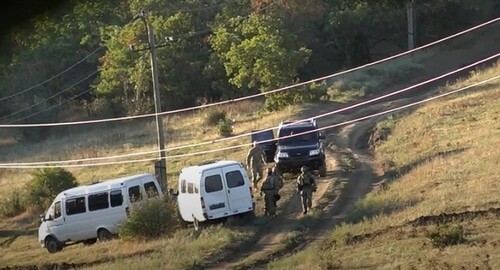 Место проведения КТО силовиками в лесу неподалеку от села Талги. Кадр видео Национальный антитеррористический комитет https://www.youtube.com/watch?v=6YJ01BOmZCY Место проведения КТО силовиками в лесу неподалеку от села Талги. Кадр видео Национальный антитеррористический комитет https://www.youtube.com/watch?v=6YJ01BOmZCY
