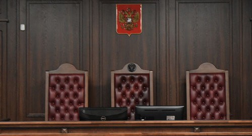 Зал заседаний в Южном окружном военном суде. Фото Константина Волгина для "Кавказского узла"
Область прикрепленных файлов
