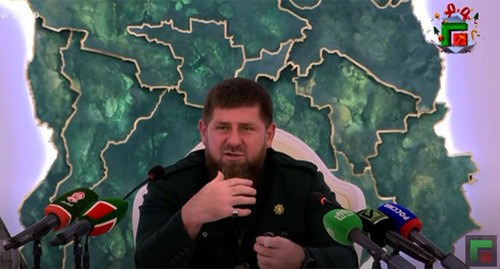 Рамзан Кадыров. Скриншот видео https://www.youtube.com/watch?v=fKDFXscmVcw