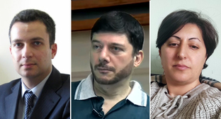 Беньямин Погосян, Овсеп Хуршудян, Наира Айрумян. Фото: официальная газета МО Армении http://www.hayzinvor.am/ru/18540.html, кадр видео https://www.youtube.com/watch?v=05NlPOGnC_g&t=1049s; Noyan Tapan личная страница FB. 