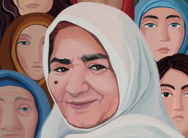 Айшат Магомедова. Иллюстрация из книги "13 удивительных женщин Северного Кавказа". Скриншот "Кавказского узла".