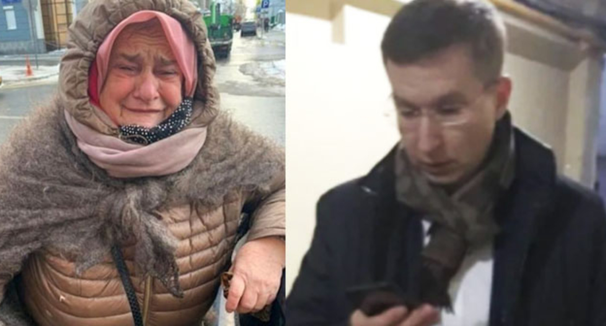 Салима Юсупхаджиева (слева) и Александр Закускин. Коллаж "Кавказского узла" Фото из фейсбука Елены Батовой фото из сообщения Елены Аручиди в Facebook https://www.facebook.com/photo/?fbid=4811221168957431&set=pcb.4811384862274395