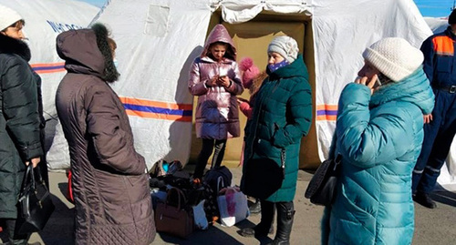 Беженцы из Донбасса. Фото: 61.mchs.gov.ru
