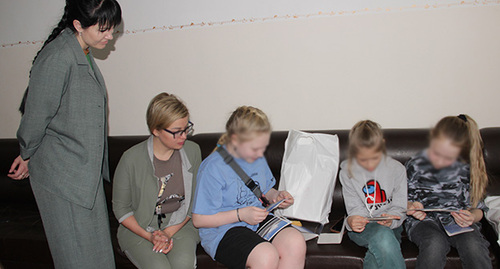 Дети из Донбасса, в Нальчикском санатории " Радуга". Фото Людмилы Маратовой для "Кавказского узла"