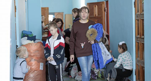 Беженцы из Донбасса. Фото: Виктория Корнеева / don24.ru / АО "Дон-медиа".