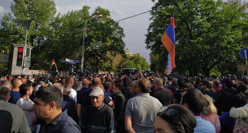 Акция протеста в Ереване. Фото Армине Мартиросян для «Кавказского узла»