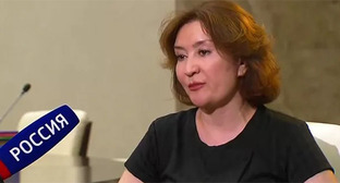 Елена Хахалева. Скриншот видео Россия 24