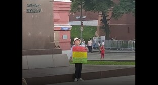 Пожилая активистка из Минвод отпущена из отдела полиции в Москве
