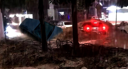 Последствия ливней в Сочи. Скриншот видео https://www.youtube.com/watch?v=Vs2i0cYhe_g