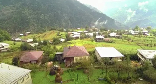 Местность в Хулойском муниципалитете Аджарии. Стоп-кадр из видео https://www.youtube.com/watch?v=rQrh3yLAPT0