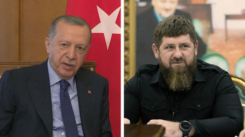 Президент Турции Реджеп Тайип Эрдоган и глава Чечни Рамзан Кадыров