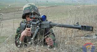 Военнослужащий Армии обороны Нагорного Карабаха. Фото: пресс-служба Минобороны Нагорного Карабаха http://nkrmil.am/gallery/photos/view/18