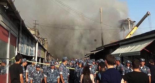 Взрыв в ереванском торговом центре "Сурмалу". Фото Армине Мартиросян для "Кавказского узла"