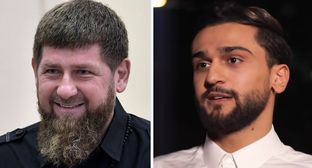 Рамзан Кадыров, JONY (наст. имя — Джахид Афраил оглы Гусейнли). Фото пресс-служба Кремля, https://ru.wikipedia.org/wiki/Jony#/media/Файл:Jony_during_an_interview_for_Forbes_in_2020.png