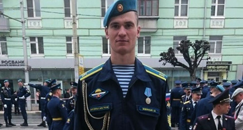 Старший лейтенант Валерий Заволянский погиб на Украине. Фото: https://m.vk.com/wall-26673779_84053