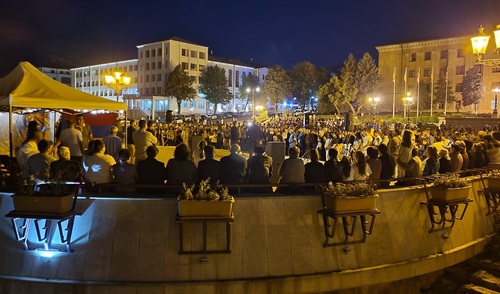 Митинг в Степанакерте 16 сентября 2022 года. Фото Алвард Григорян для "Кавказского узла"