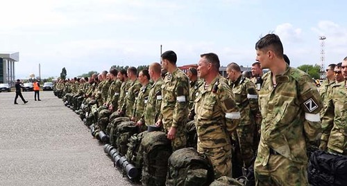 Военнослужащие чеченской армии. Фото: Грозный-информ https://www.grozny-inform.ru