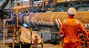 Газопровод "Турецкий поток". Фото: пресс-служба ООО «Газпром трансгаз Краснодар»