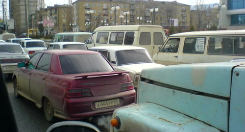 Пробка в Махачкале, фото: winwd.narod.ru
