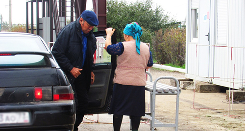 Казахи возвращаются домой. Фото Вячеслава Ященко для "Кавказского узла"