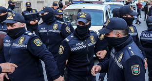 Сотрудники полиции. Фото Азиза Каримова для "Кавказского узла"