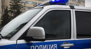 Полицейская машина. Фото Елены Синеок. Юга.ру