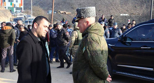 На месте ситуации в Лачинском коридоре. 13 декабря 2022 г. Фото: 
https://armeniatoday.news/society-ru/560571/