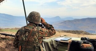 На линии соприкосновения в Нагорном Карабахе. Фото: mil.am