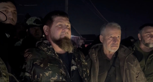 Кадыров в Гудермесе, стоп-кадр видео https://t.me/RKadyrov_95/3474