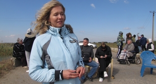 Активистка из Полтавской провела пикет в Краснодаре