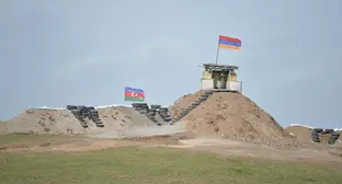 Граница Армении и Азербайджана. Фото: пресс-служуба аппарата президента Республики Армения
