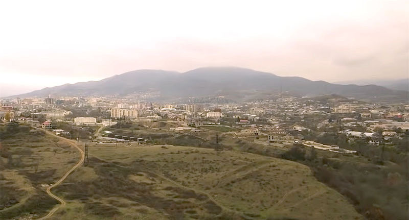 Степанакерт. Стопкадр из видео https://www.youtube.com/watch?v=KRb_8IogMHY