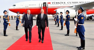 Реджеп Эрдоган и Ильхам Алиев, фото: пресс-служба президента Азербайджана. 