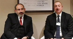 Никол Пашинян (слева) и Ильхам Алиев. Фото: https://1news.az
