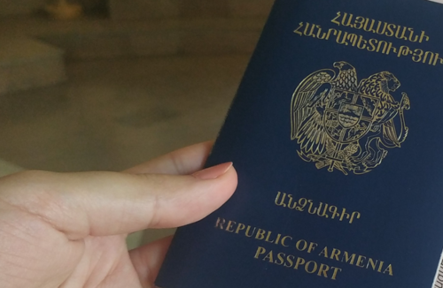 Паспорт Армении. Фото Армине Мартиросян для "Кавказского узла".