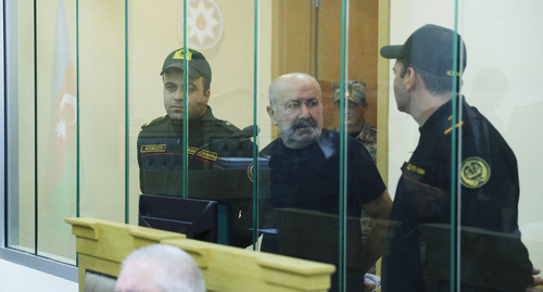 Вагиф Хачатрян в зале суда. Октябрь 2023 г. Фото Азиза Каримова для "Кавказского узла"