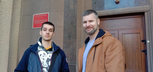Павел Абрамов (слева) и 
Сергей Семушин. Фото Вячеслава Ященко для "Кавказского узла"